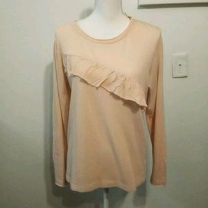 Lucky brand women lo g sleeves top
